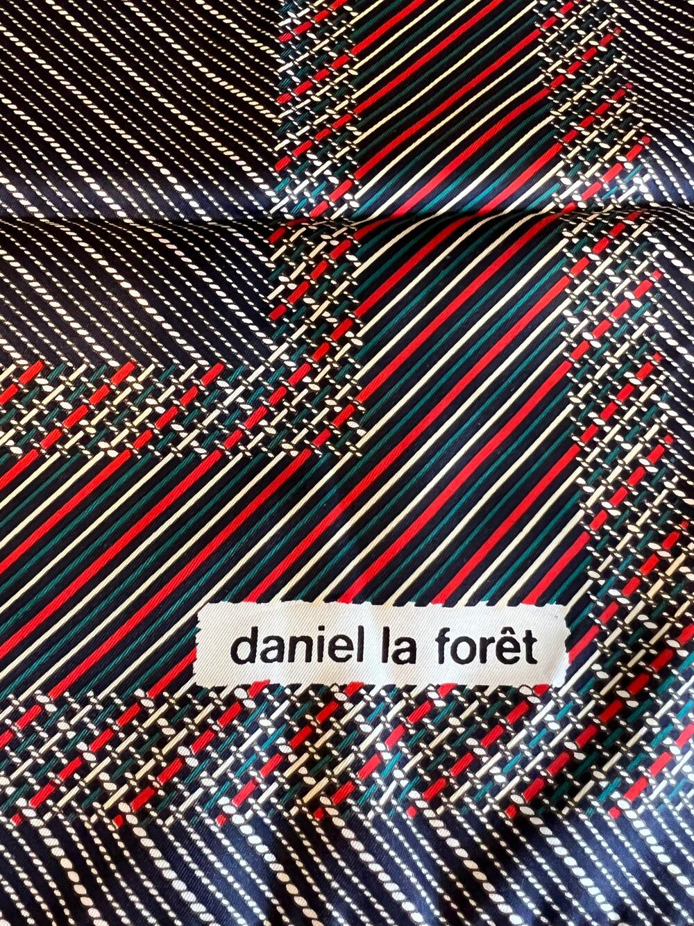 Daniel la Foret square silk scarf